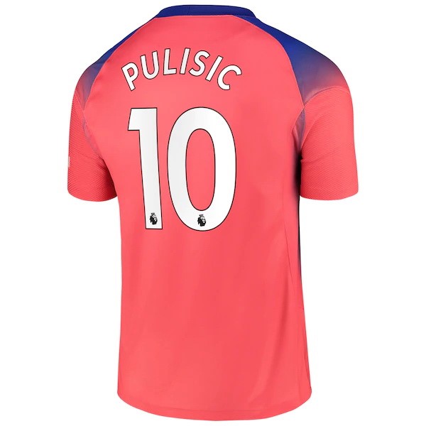 Camiseta Chelsea NO.10 Pulisic 3ª 2020-2021 Naranja